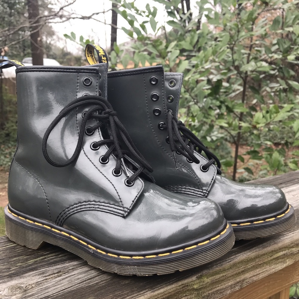 1460 Dr. Martens Patent Lamper Grey US Size 7